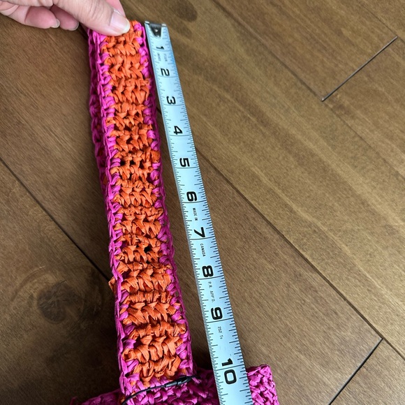 ZARA Straw Like Tote Bag NWT - Picture 7 of 8